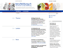 Tablet Screenshot of berufsbildung.ch