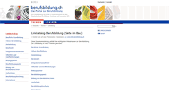 Desktop Screenshot of links.berufsbildung.ch